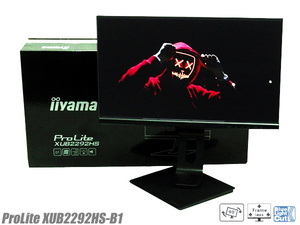 ◇〇 【送料無料/マルチに最適】iiyama フルHD対応21.5型 ProLite XUB2292HS-B1 HDMI対応 スピーカー内蔵 美品です!