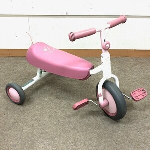 ミニーマウス ミニー Disney ディズニー 三輪車 ides ピンク 折りたたみ 対応年齢1.5歳～5歳未満 適応身長80cm～105cm ティーバイク
