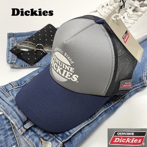 未使用品 Dickies グレー メッシュキャップ メンズ レディース アウトドア キャンプ カジュアル タグ バイクツーリング 定番 ディッキーズ
