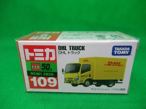 トミカ　109　DHL　トラック　宅配便　初回シール付き