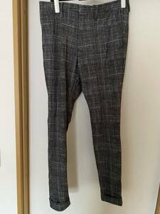 junhashimoto ジュンハシモト　P53 XVI PANTS 品番1072120053 GREY.CHECK サイズ4