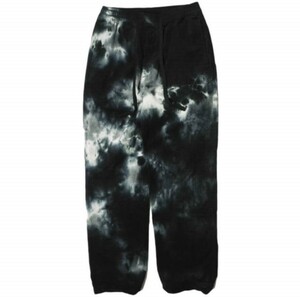 monkey time モンキータイム TYEDYE CORD TRACK PANTS タイダイ染めコーデュロイトラックパンツ 8314-173-1019 S BLACK イージー g14850