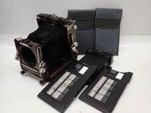 EBONY エボニー 大判カメラ SV45Ti マホガニー/チタン仕様 フィールドカメラ フィルムホルダー付き ∩ 7031C-1