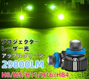 LED フォグランプ 爆光 ホワイト アップルグリーン 緑 イエロー ライト 3000ｋ 黄色 H8 H9 H11 H16 HB4 防水 車検対応 ヘッド アイスブル