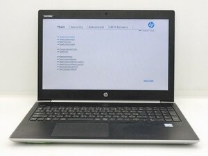 【1円スタート】hp ProBook 450 G5 2ZA82AV Core i5 7200U 2.5Ghz 8GB 15.6インチ OSなし BIOSのみ