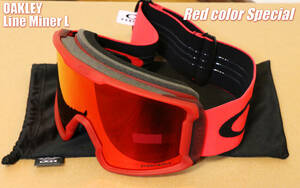 ☆OAKLEY/Line Miner L/PRIZM SNOW TORCH IRIDIUM/日本正規品/カスタムcolor/ステッカーのオマケ付き☆