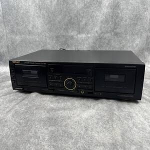 【通電確認のみ】TEAC ティアック ダブルカセットテープデッキ W-790R (RM-046)