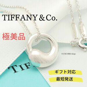 【極美品】ティファニー TIFFANY＆Co. エターナル サークル エルサペレッティ ネックレス AG925 