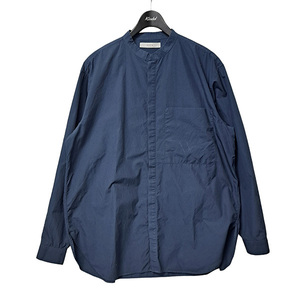 セヤ seya． HAND STITCH KURTA SHIRT　ハンドスティッチクルタシャツ ネイビー サイズ：XL 8047000099520