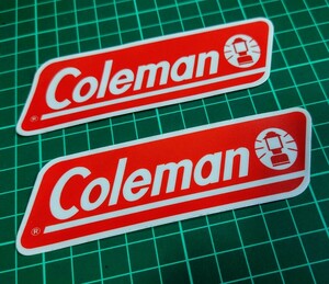 Coleman/アウトドア“ブランド”ステッカー/高品質ステッカー/3M Scotchcal FILM使用!#マットPVCステッカー■×1枚：送料込み399円