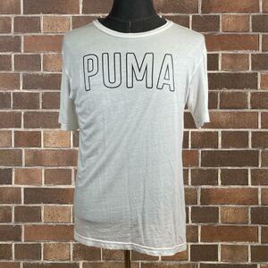 PUMA プーマ【M】半袖 Tシャツ トップス カットソー 白 ホワイト