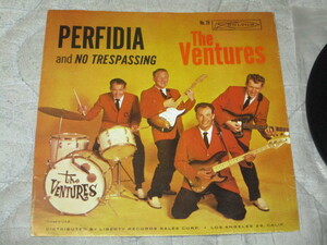 VENTURES ベンチャーズ PERFIDIA パーフィディア c/w NO TRESPASSING 米 EP PS付き ドン・ウィルソン ボブ・ボーグル ノーキー・エドワーズ