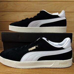 27cm 新品正規品 PUMA　CLUB　 スウェード　プーマ　クラブ　 ブラック/ホワイト　スエード　メンズ　スニーカー　高価格モデル