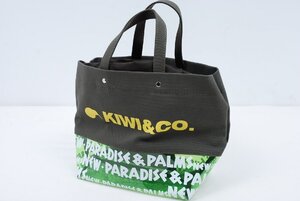 coco 中古 キウイアンドコー KIWI＆CO カートバッグ カーキ ラウンドバック 067888