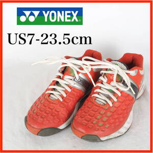 OK0753*YONEX*ヨネックス*レディーステニスシューズ*US7-23.5cm*朱色