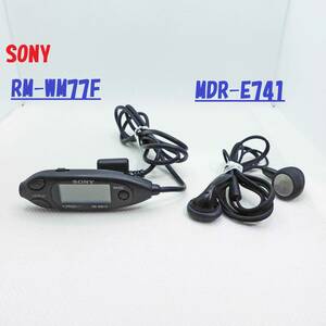 【ジャンク品】SONY マイクロプラグ イヤホン MDR-E741 + リモコン RM-WM77F