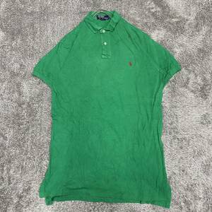 POLO RALPH LAUREN ラルフローレン ポロシャツ 半袖シャツ サイズM グリーン 緑 メンズ トップス 最落なし （T22）