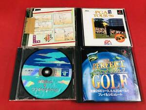 PGA TOUR96 GOLF パーフェクトゴルフ ジュンクラシックC.C＆ ロペ倶楽部 みんなのゴルフ 即落札！！ 4本 セット