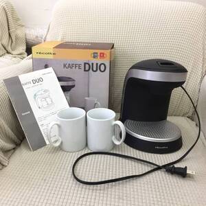 [家電] キッチン「KAFFE DUO」recolte コーヒーメーカー 通電のみ ジャンク扱い レコルト カフェデュオ kd-1 ウィナーズ 使用感あり