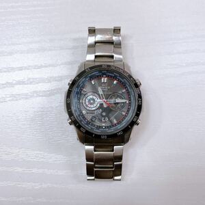 101【中古】CASIO EDIFICE WAVE CEPTOR カシオ 電波 ソーラー エディフィス EQW-M1000D スモセコ メンズ腕時計 訳あり 動作確認済み 現状品