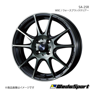 WedsSport/SA-25R ギャランフォルティス スポーツバック CX4A アルミホイール1本【17×7.0J 5-114.3 INSET48 WBC】 0073711