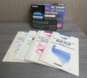 小樽店【ジャンク品】11-28 CASIO カシオ POCKET COMPUTER ポケットコンピュータ Z-1GR BLACK 本体 元箱付き