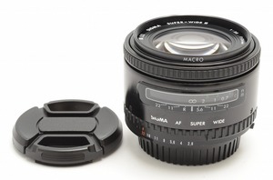 【 美品 】ニコン用 SIGMA AF SUPER-WIDE II 24mm F2.8 NIKON Fマウント 広角単焦点レンズ★KT854