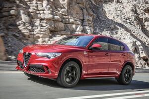 ★アルファ・ロメオ 2018～ステルヴィオ SUV用カーボンホイールアーチ4点セット/ホイールハウス/フェンダーアーチ/STELVIO/ALFA