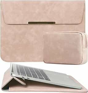 折り畳み式】Macbook Pro/Macbook Air ケース 13 インチ 薄型 耐衝撃 撥水 磁石設計 収納袋付き Macbook Air/Pro 13~14インチ 　EE0085