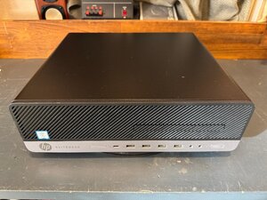 【hp EliteDesk 800 G4 SFF Core i5 第8世代　8GB　HDD無し　BIOSのみ確認　中古美品】