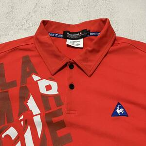 le coq sportif GOLFCOLLECTIONルコックスポルティフゴルフコレクション　半袖ポロシャツ　ゴルフウェア　Ｌ