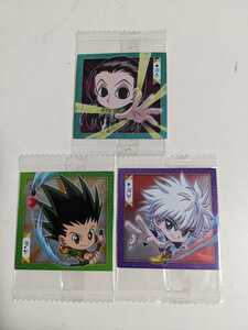 HUNTER×HUNTER ハンター×ハンター シール ディフォルメシール ウエハース ３枚セット