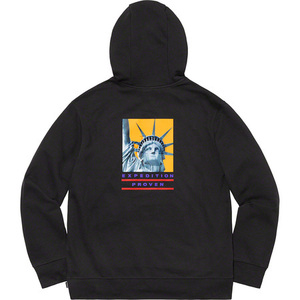 希少★新品本物【黒★L】The North Face Statue of Liberty Hooded Sweatshirt ノース パーカー 正規店購入 シュプリーム 入手困難 Supreme