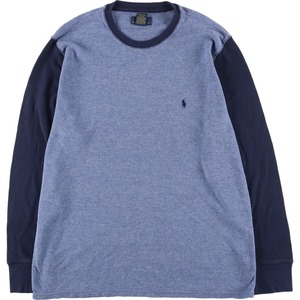 古着 ラルフローレン RALPH LAUREN POLO RALPH LAUREN サーマルロンT ワッフル メンズXL /eaa454761