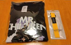 【Mr.Children】Tシャツ/Lサイズ/半世紀へのエントランス/美品/miss you/ストラップキーホルダー大阪/新品(ミスターチルドレン・ミスチル)