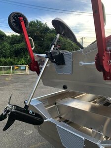 小型艇/ゴムボ・アルミボート用の80cmショートシャフトのハンド電動モーターET-54