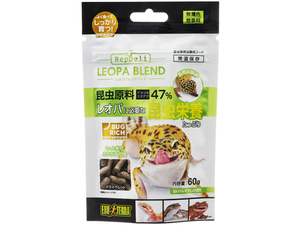 ★　レオパブレンドフード60g　ジェックス(GEX)　エキゾテラ(EXOTERRA)　昆虫食爬虫類用フード　新品　消費税0円　★