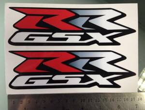 送料無料 GSXR GSX-RR Decal Sticker ヘルメット ステッカー シール デカール 170mm x 51mm 2枚セット