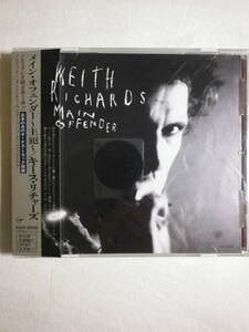 『Keith Richards/Main Offender+1(1992)』(1992年発売,VJCP-28130,2nd,廃盤,国内盤帯付,歌詞対訳付,Eileen,Wicked As It Seems)