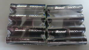 単3充電池８個　Bonai 2800mAh　未開封　②