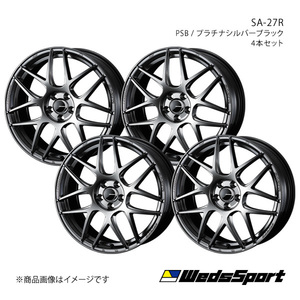 WedsSport/SA-27R ヴィッツ 90系 アルミホイール4本セット【16×6.5J 4-100 INSET50 PSB】0074206×4