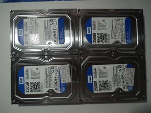 WD　WD2500AAKX　250GB【４台セット】3.5インチHDD　SATA②