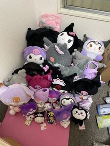 クロミ マイメロディ ぬいぐるみ等 まとめ売り 29点 大量 サンリオ Sanrio My Melody KUROMI BIGぬいぐるみ