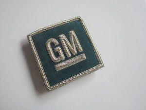 ビンテージ ゼネラルモーターズ GM パーツ エンブレム ワッペン/刺繍 自動車 パーツ G01