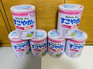 ビーンスターク すこやかミルク缶6缶（大缶）800g＋おまけ