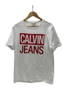 Calvin Klein◆Tシャツ/L/コットン/WHT