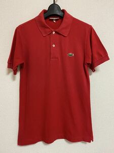 CHEMISE LACOSTE / ラコステ ポロシャツ　サイズ2 レッド