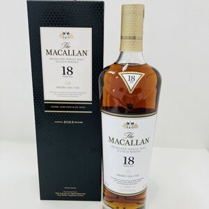 ♪【未開栓】The MACALLAN ザ・マッカラン 18年 2023 シェリーオーク ウイスキー 700ml/43%/瓶 S31015279891