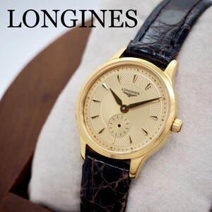 352 LONGINES 時計　グランドクラシック　ゴールド　レディース