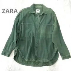 ZARAヴィンテージ ジャケットシャツ